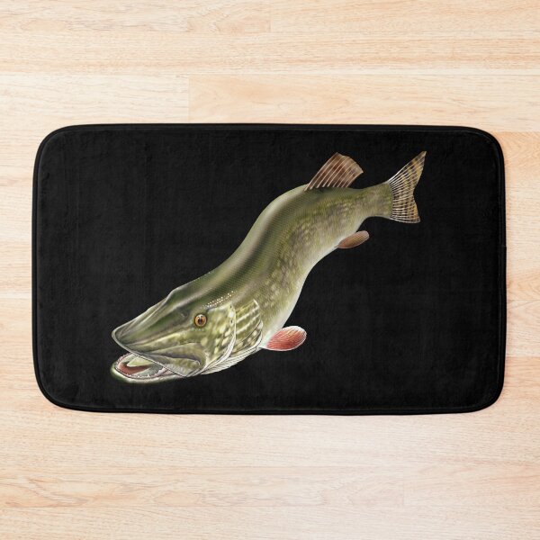 Item preview, Northern Pike Fishing Art Illustration designed and sold by MarkusShirts.