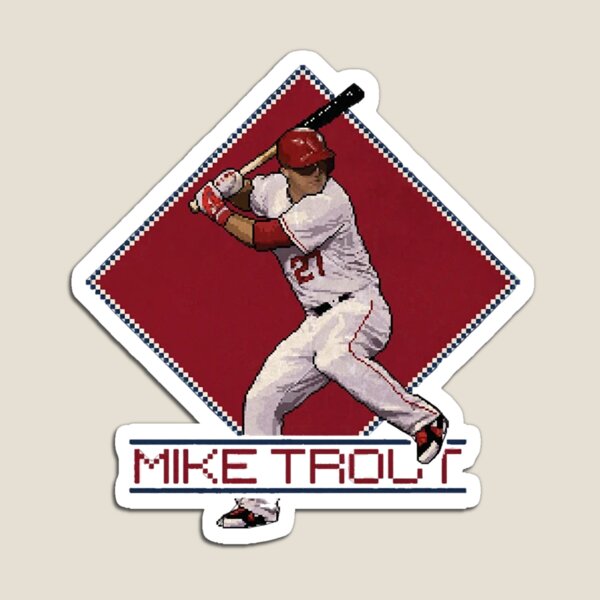 MLB LOS ANGELES ANGELS BASEBALL PATRIOTIC MIKE TROUT #27 PLAYER