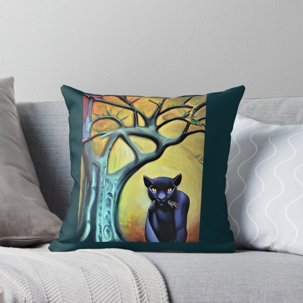 Item preview, black panther and tree   designed and sold by EriannaBeed.