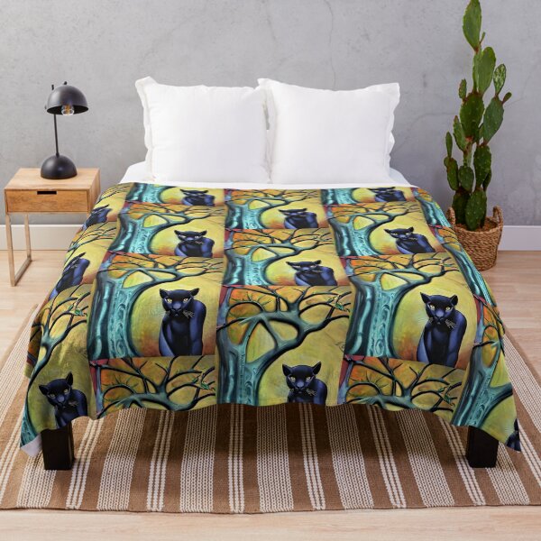 Item preview, black panther and tree   designed and sold by EriannaBeed.