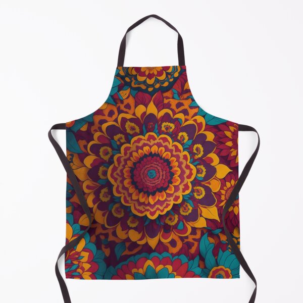 Item preview, Flower Power Colourful Flower Pattern designed and sold by druidwolfart.