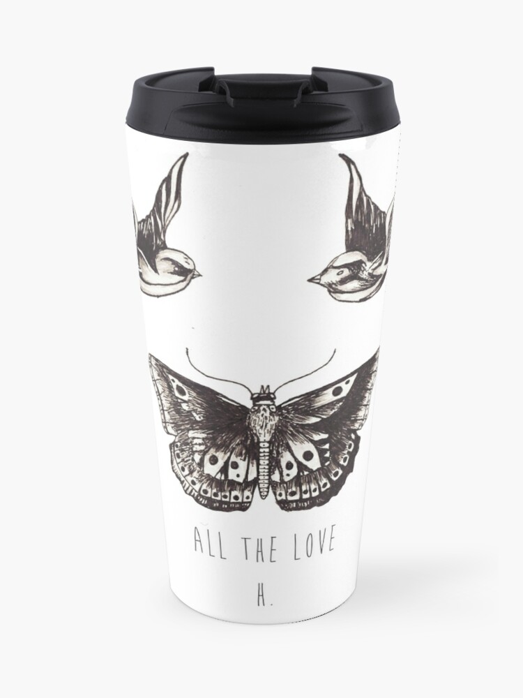 All The Love H Travel Mug By Selinala Redbubble