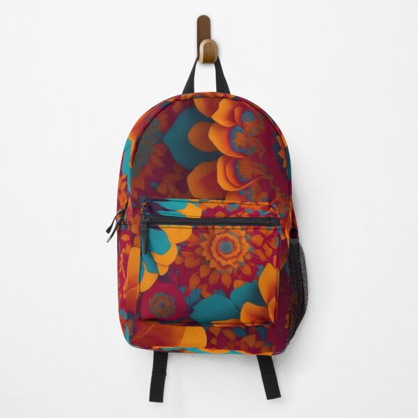 Item preview, Flower Power Colourful Flower Pattern designed and sold by druidwolfart.