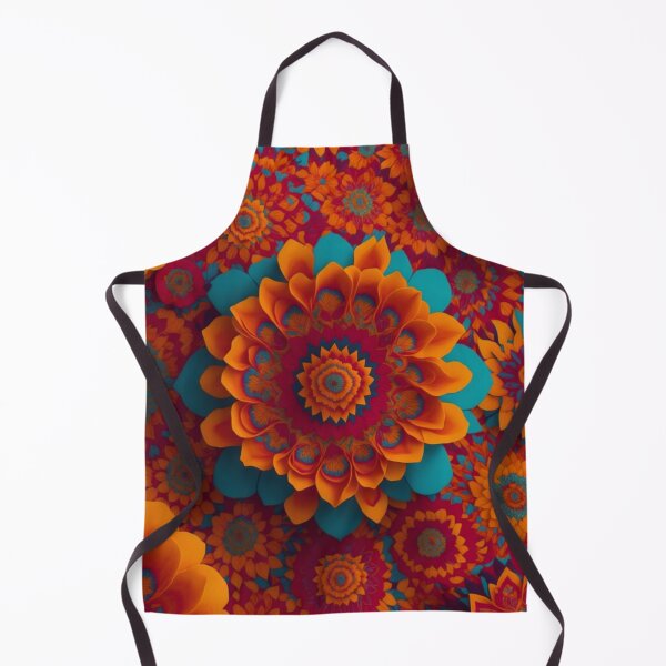 Item preview, Flower Power Colourful Flower Pattern designed and sold by druidwolfart.
