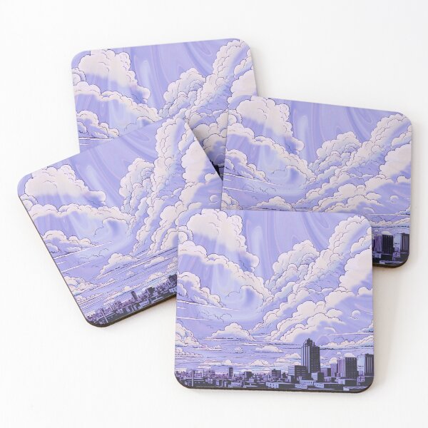 Item preview, Lilac Liquified Cloudy City designed and sold by isabellatried.