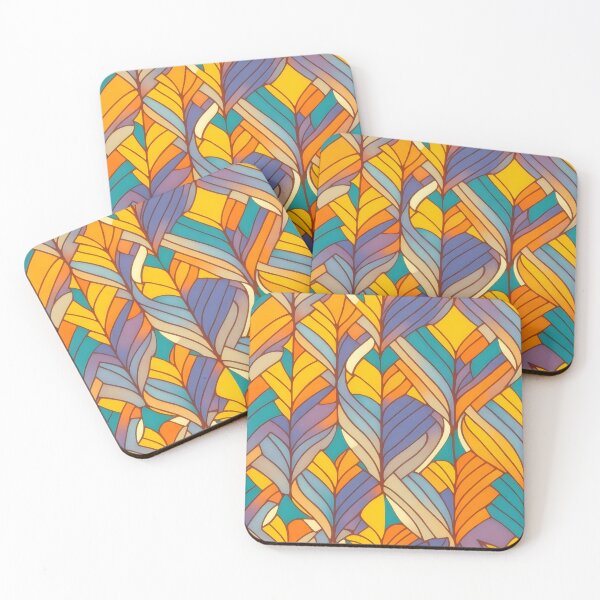 Item preview, Leaf bright and colorful Seamless patterns  designed and sold by RocketArtInd.