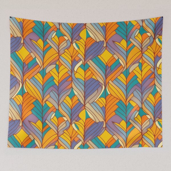 Item preview, Leaf bright and colorful Seamless patterns  designed and sold by RocketArtInd.