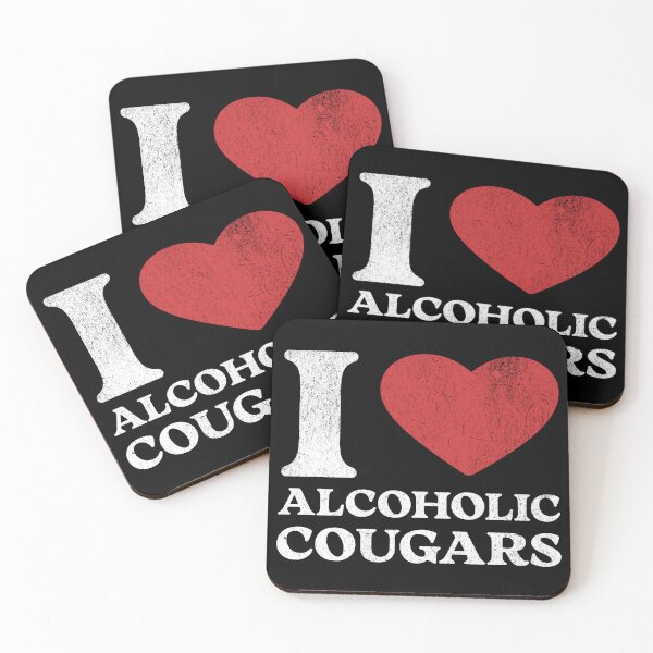 Aperçu de l'œuvre J'aime les couguars alcooliques créée et vendue par Studio Bankai.
