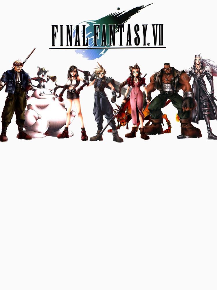 Final Fantasy VII characters by RetroGamezzz