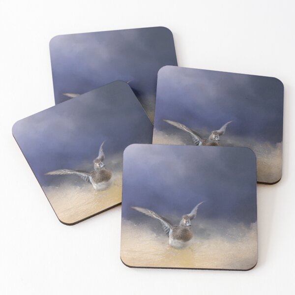 Item preview, Ring Necked Duck Flapping Her Wings 02 designed and sold by Elisabeth Lucas.