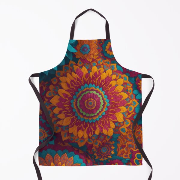 Item preview, Flower Power Colourful Flower Pattern designed and sold by druidwolfart.