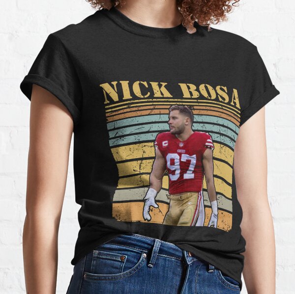 Buy Women's Long Sleeve T-Shirt with Nick Bosa Print #1248992 at