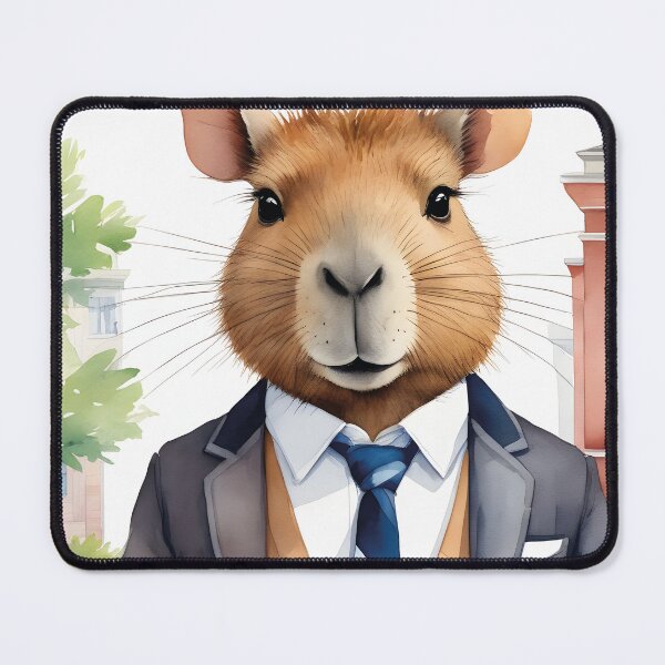 Item preview, cute capybara goes to college designed and sold by Mauswohn.