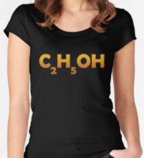 C2H5OH Alcohol Women's Fitted Scoop T-Shirt