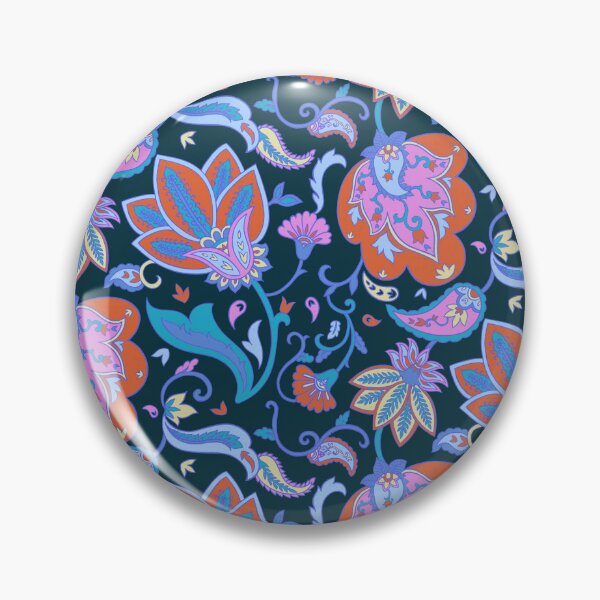 Item preview, Tanvi orange blue designed and sold by VermilionCS.