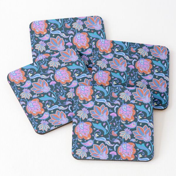 Item preview, Tanvi orange blue designed and sold by VermilionCS.