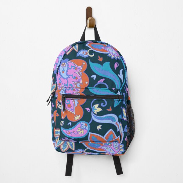 Item preview, Tanvi orange blue designed and sold by Happy Hue Creative Co.