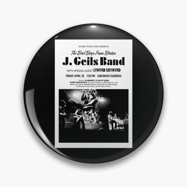 Item preview, J. GEILS BAND VINTAGE CONCERT POSTER #2 designed and sold by MakhiLeonAcces.