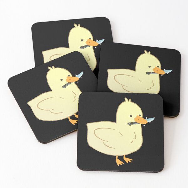 Item preview, Cute Duck With A Knife (Large Version) designed and sold by DaFkApparel.