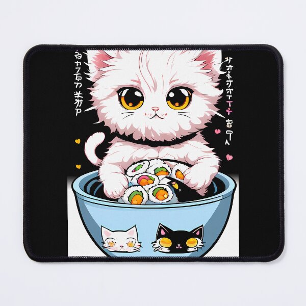 Item preview, Cute Kitten Sushi Delight designed and sold by Mechanical-Artt.