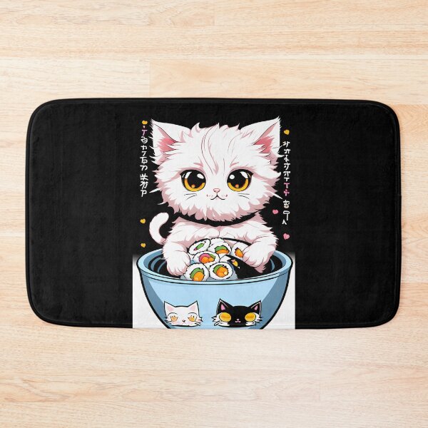 Item preview, Cute Kitten Sushi Delight designed and sold by Mechanical-Artt.