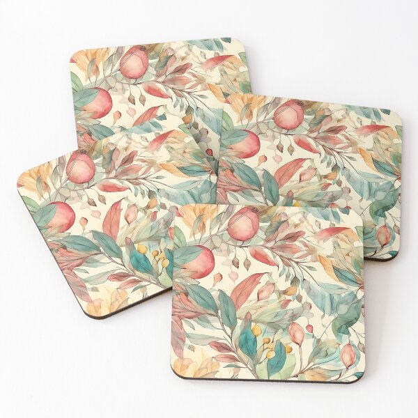 Item preview, Whimsical Leaves and Berries  designed and sold by Yallwofunart.