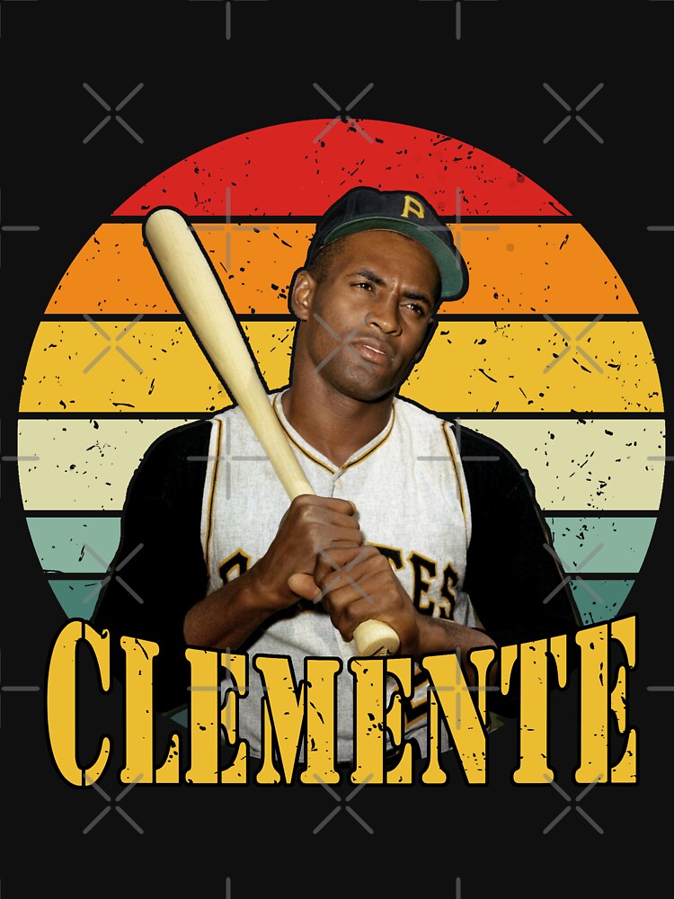 Roberto Clemente Vintage Baseball Art Pittsburgh Sports Pirates Merchandise  T Shirt