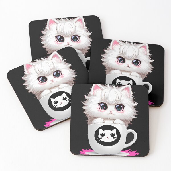 Item preview, Coffee and Cuddles with Kitten designed and sold by Mechanical-Artt.