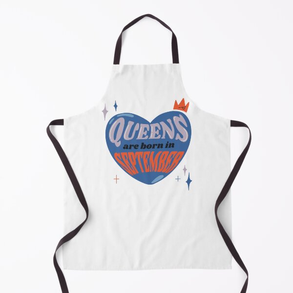 Item preview, Queens are born in September Cute Funny Happy Birthday Gift heart groovy retro 90s,80s,70s designed and sold by TNwandesignart.