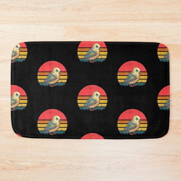 Item preview, Budgie Bird Vintage Retro Sunset designed and sold by rafaeltto.
