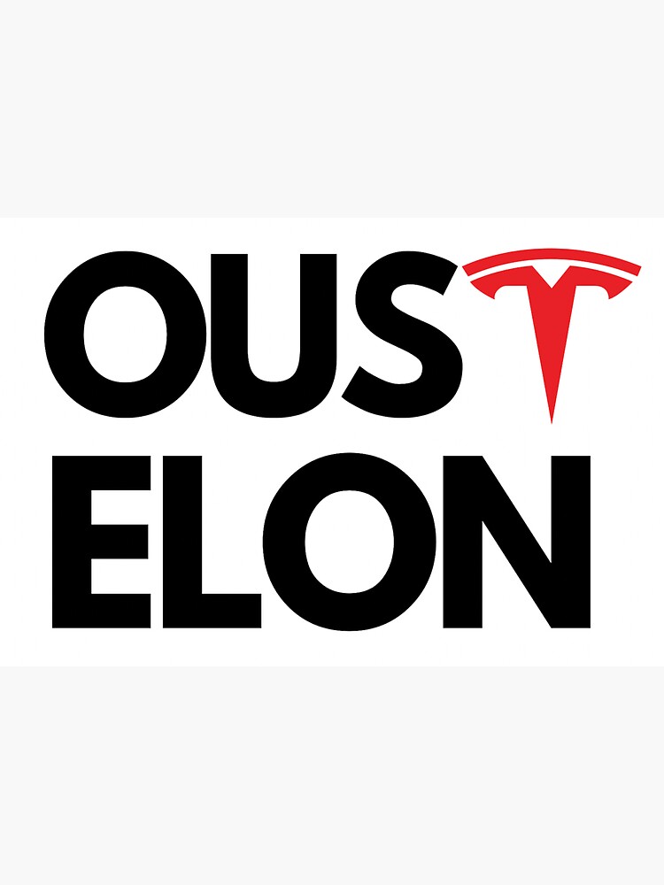 Sticker for Sale mit OUST ELON Autoaufkleber für Tesla-Besitzer
