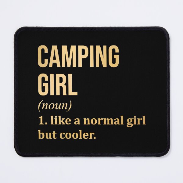 Item preview, Camping Girl Definition in Gold designed and sold by XCIV.