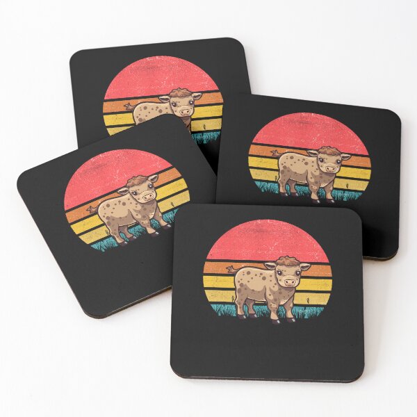 Item preview, Cattle Vintage Retro Sunset designed and sold by rafaeltto.