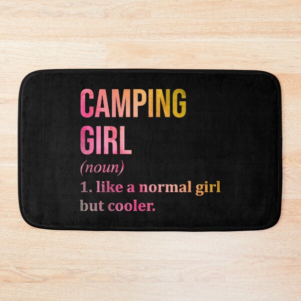 Item preview, Camping Girl Definition in Watercolor designed and sold by XCIV.