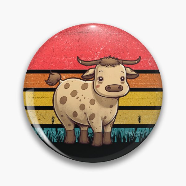 Item preview, Cattle Vintage Retro Sunset designed and sold by rafaeltto.