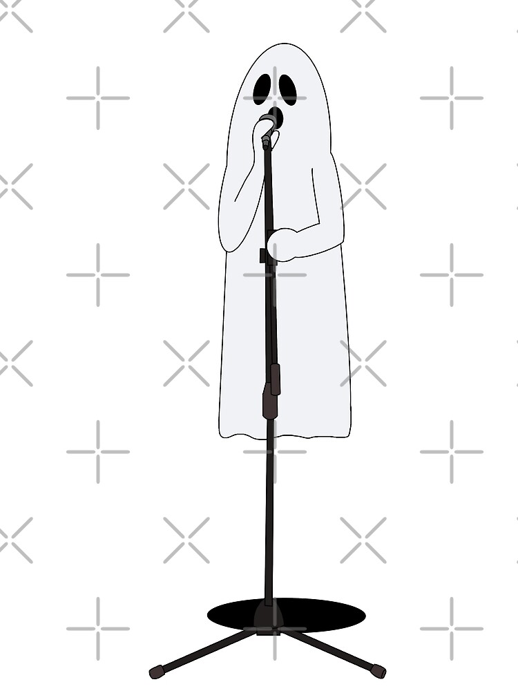 Thumbnail 3 of 3, Scarf, Sheet Ghost Singer Ghost Rocker Collection designed and sold by limitLIS.