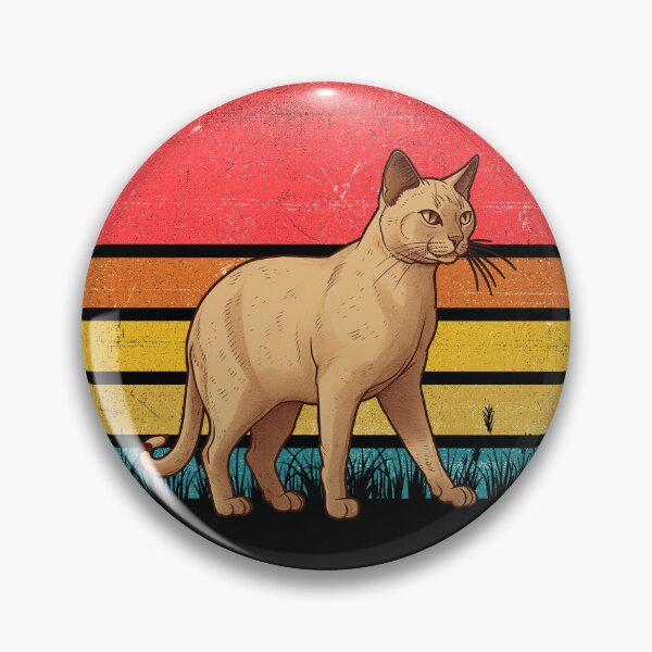 Item preview, Chausie Cat Vintage Retro Sunset designed and sold by rafaeltto.
