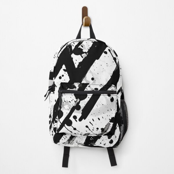 Item preview, Black, White and Gray Abstract - Graffiti Brushwork Pattern designed and sold by CraftCartelArt.
