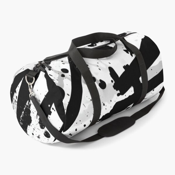 Item preview, Black, White and Gray Abstract - Graffiti Brushwork Pattern designed and sold by CraftCartelArt.