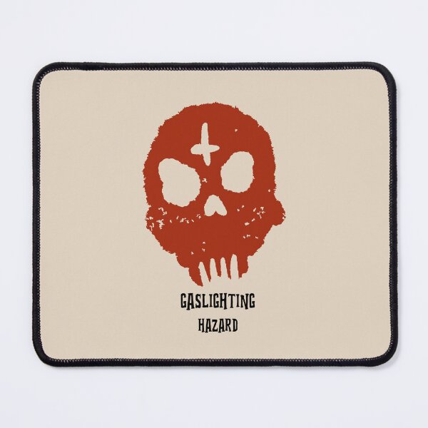 Item preview, Gaslighting Hazard Skull designed and sold by RootedBrussel.