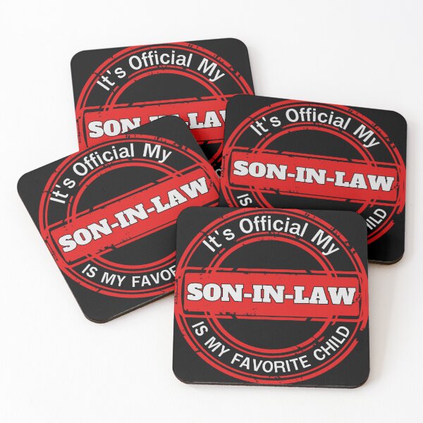 Item preview, It's Official My Son In Law Is My Favorite Child Humor Retro designed and sold by SuccessSK.