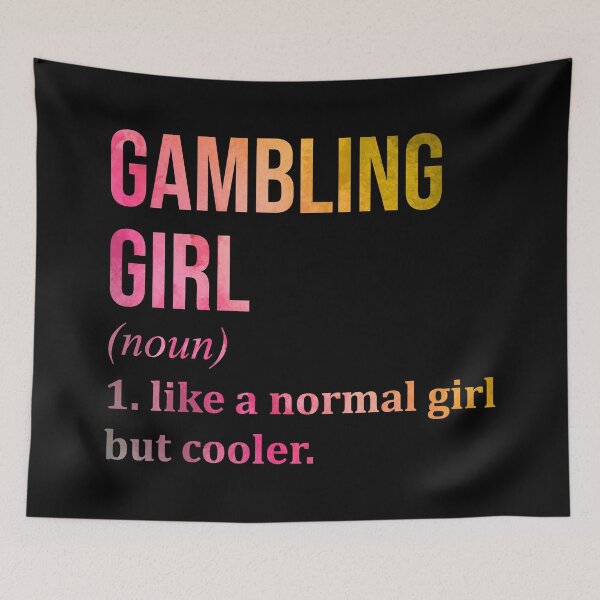 Item preview, Gambling Girl Definition in Watercolor designed and sold by XCIV.