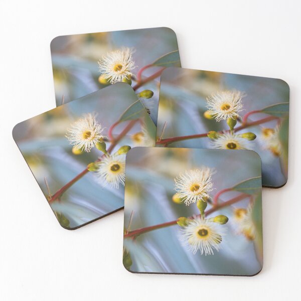 Item preview, Soft Eucalyptus Flowers Rock designed and sold by Joy Watson - Natural Light Photography .