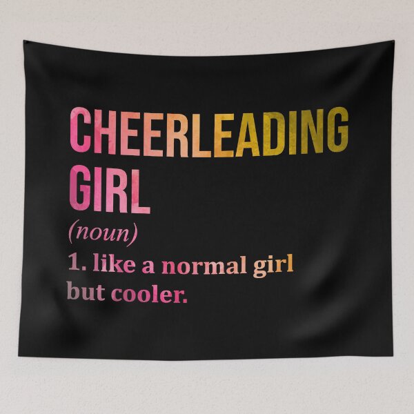 Item preview, Cheerleading Girl Definition in Watercolor designed and sold by XCIV.