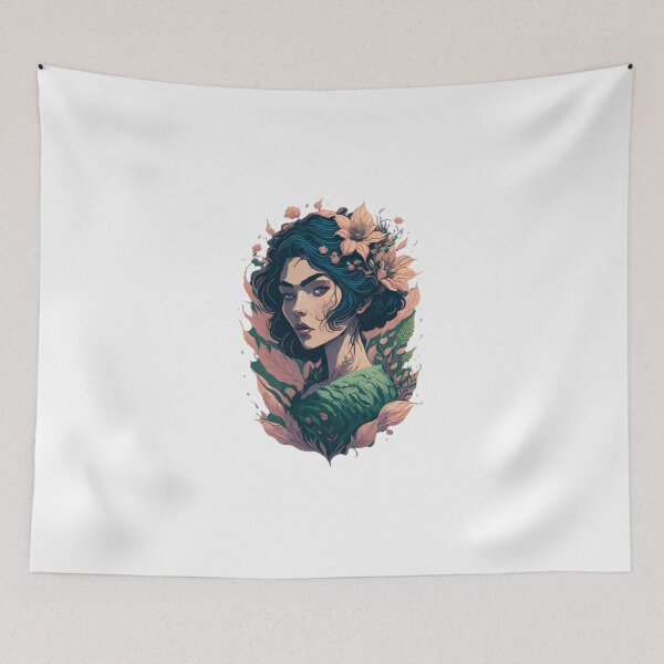 Item preview, Portrait Spirit Fairy Godess Pretty Queen designed and sold by applebymabe.