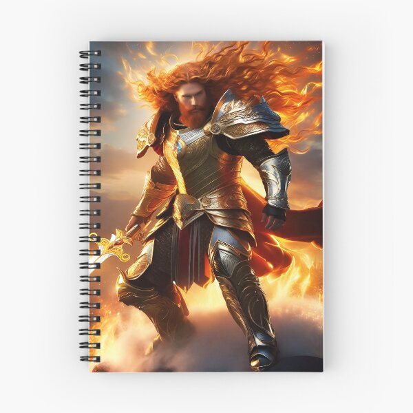 Item preview, Fire Warrior King with a Sword and Heavy Armor designed and sold by Joyful-Express.