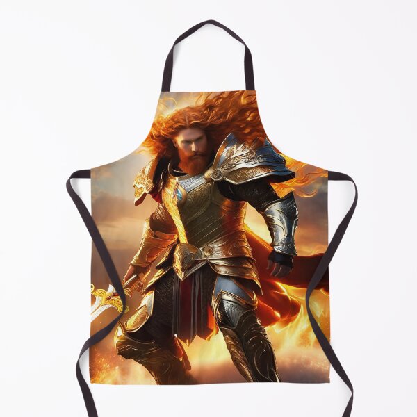 Item preview, Fire Warrior King with a Sword and Heavy Armor designed and sold by Joyful-Express.