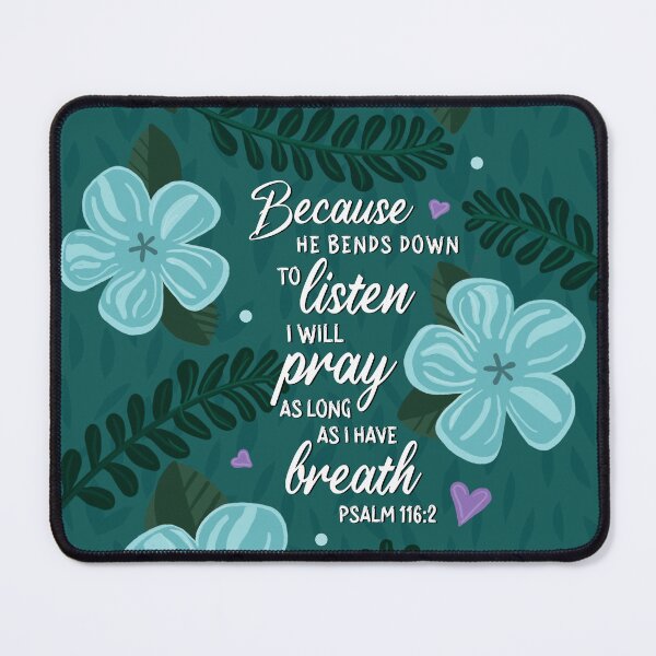 Item preview, Because He Bends Down to Listen designed and sold by Kirsten Anne Creative.