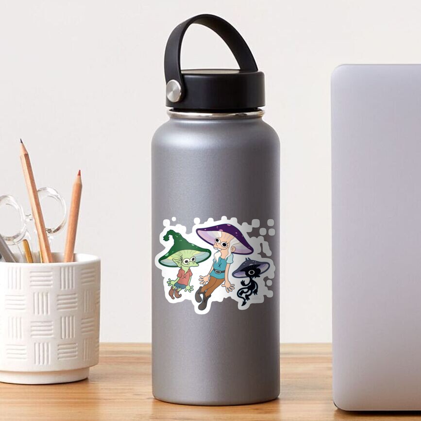 Bean with Lightning - 20oz Printed Water Bottle - Disenchantment Store