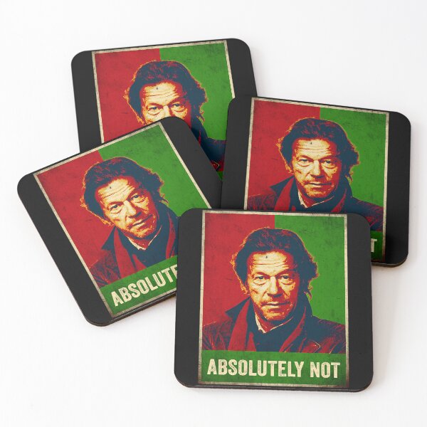 Item preview, Imran Khan Absolutely Not Pakistan PTI Flag Vintage designed and sold by WilliamStunner.